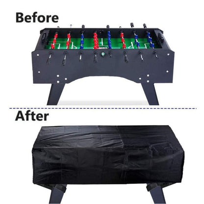 KG0212 Foosball Table Cover Outdoor Waterproof Patio Coffee Chair Billiard Soccer Table Dust Cover (420D Silver Coating)