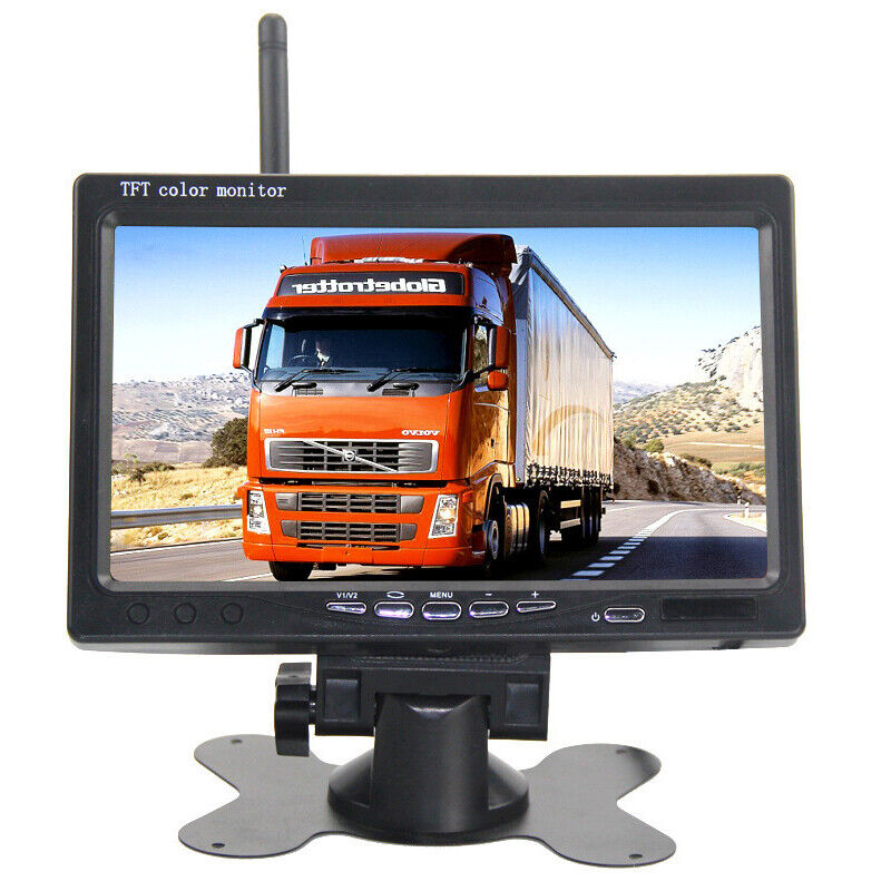 7-Inch Car Monitor Set Wireless Back-Up Camera Bus Wireless Rear View System (Digital Version)