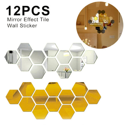 H01200 4x100cm Self-Adhesive Mirror Mosaic Glass Mini Square Tiles DIY Crafts Wall Sticker (Each Square: 5mm)