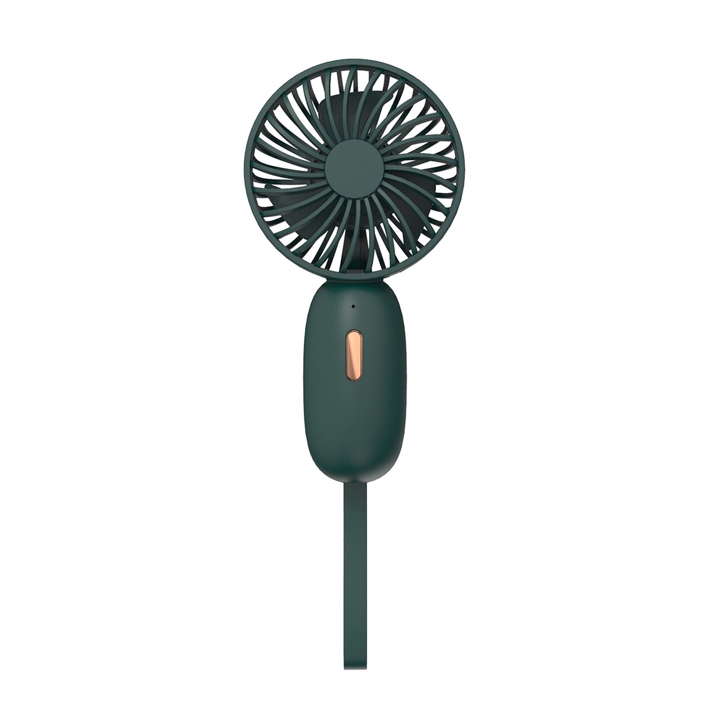 F211 Mini Handheld Fan 3 Speeds Adjustable Silent Fan with Wrist Strap