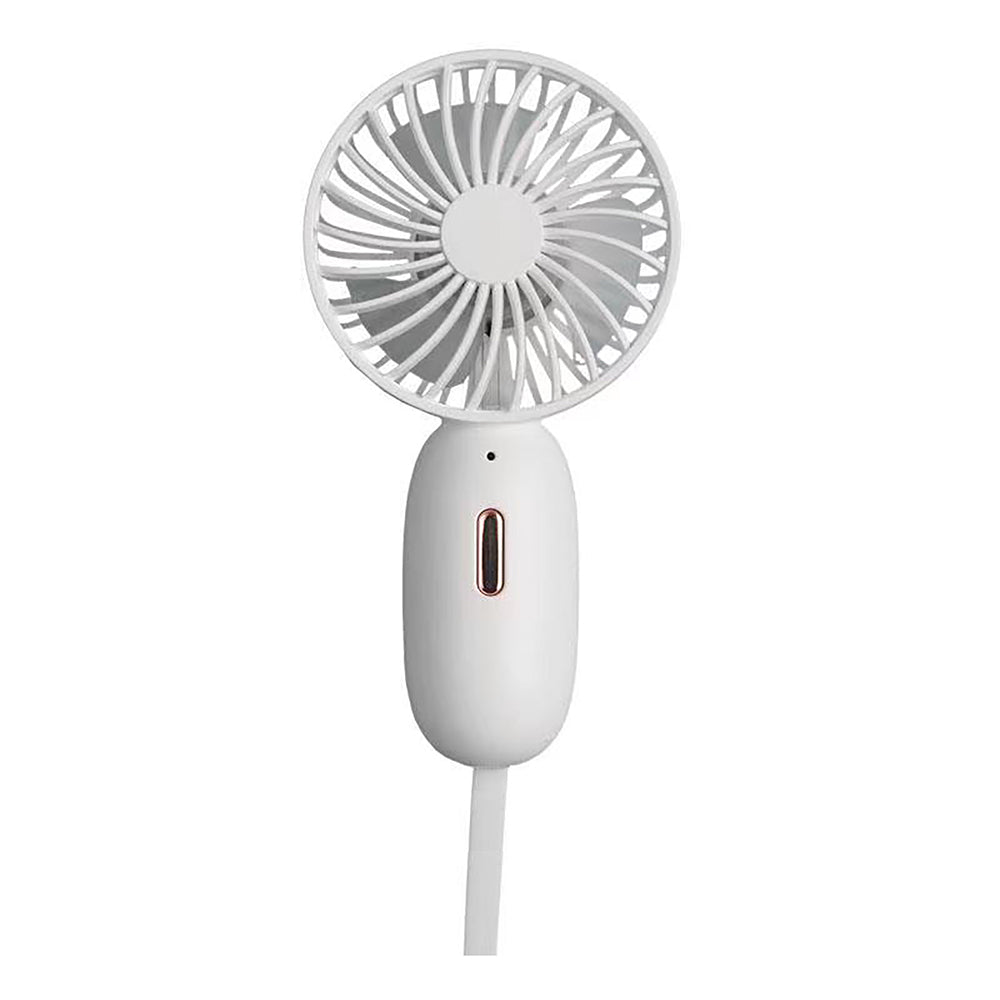 F211 Mini Handheld Fan 3 Speeds Adjustable Silent Fan with Wrist Strap