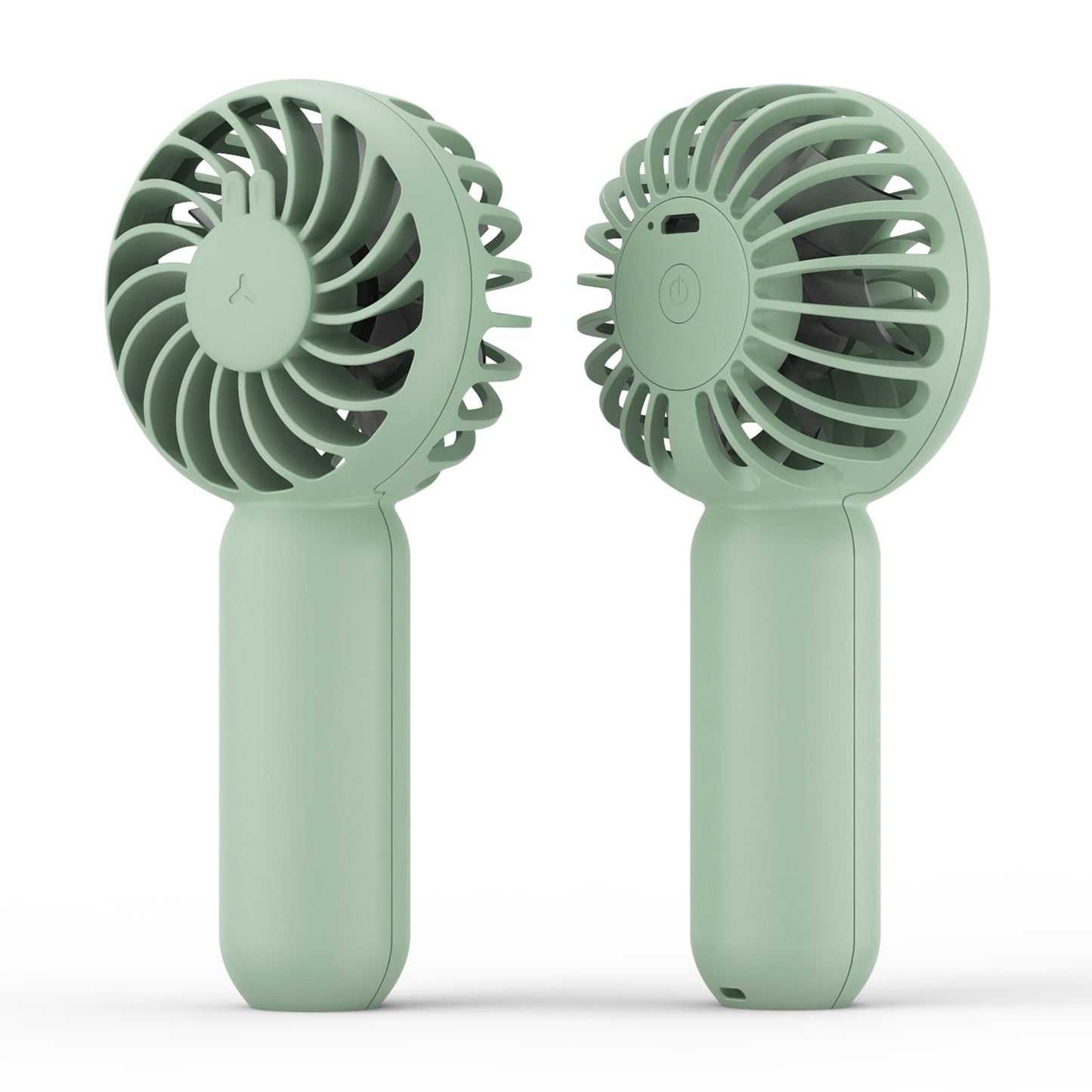 MF021 Rabbit Design Portable USB Charging Handheld Desktop Mini Fan Three Speed Summer Cooling Fan