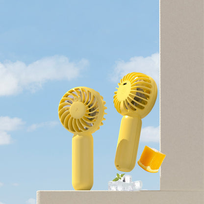 MF021 Rabbit Design Portable USB Charging Handheld Desktop Mini Fan Three Speed Summer Cooling Fan