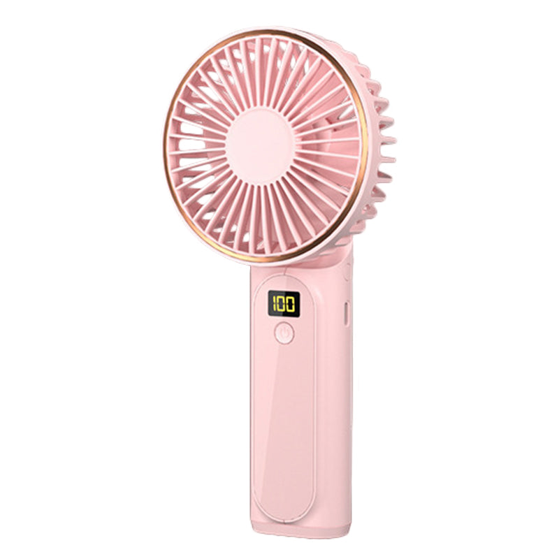 M12 Portable Mini Handheld Fan USB Rechargeable ABS Foldable Cooling Fan for Home Office Travel Trip