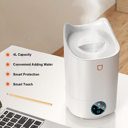 K6 USB Rechargeable 4L Air Humidifier Desktop Aromatherapy Diffuser Touch Control Mist Humidifier