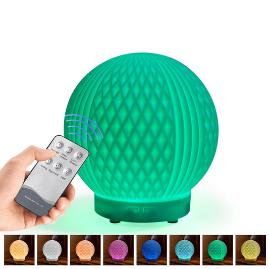 A06 Moon Lamp Aroma Diffuser 200ml Silent Air Humidifier Remote Control Night Light Fog Maker Mist Sprayer with Timing Function