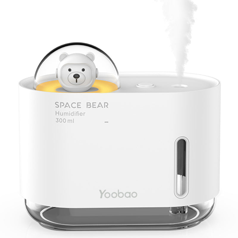 YOOBAO M318 Space Bear Humidifier 300ml Air Humidifier Cute Fog Sprayer Mini Mist Maker for Home, Office