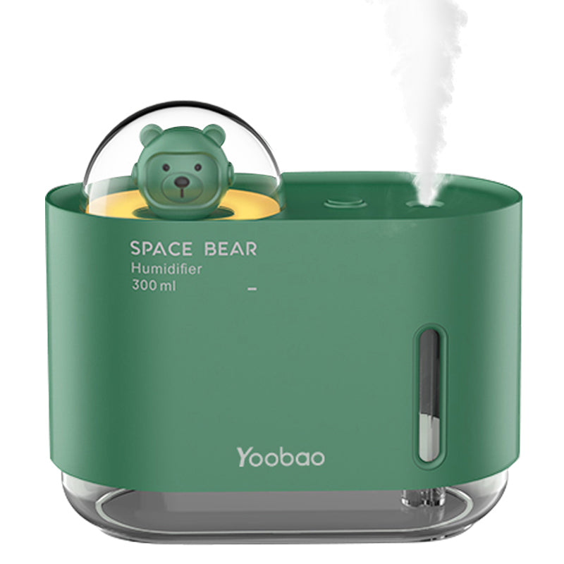 YOOBAO M318 Space Bear Humidifier 300ml Air Humidifier Cute Fog Sprayer Mini Mist Maker for Home, Office