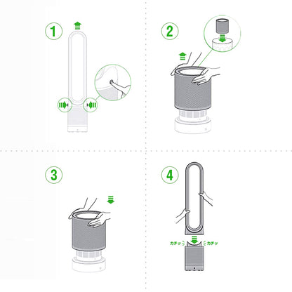 PM2.5 HEPA Filter for Dyson Air Purifier TP00 / TP01 / TP02 / TP03 / AM11 / DP02 Activated Carbon Purifier Filter