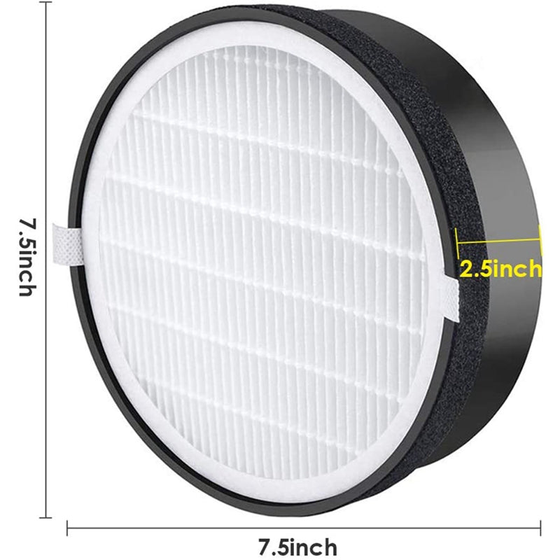 HEPA Filter Replacement for Levoit LV-H132 / LV-H132-RF, Activated Carbon Filter Cleaning Air Purifier Mesh Filter