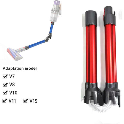 For Dyson V7 / V8 / V10 / V11 Vacuum Cleaner Foldable Extension Tube Aluminum Extension Pipe