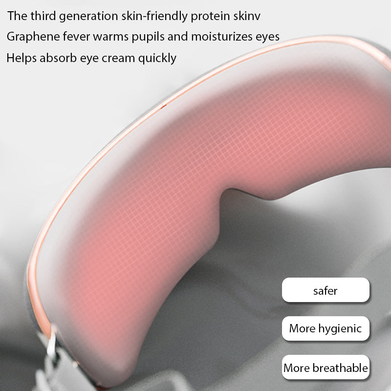 HUAWEI KAISUM A3 Foldable Wireless Eye Massager with Speaker 8 Airbags 5 Modes Hot Compress Eye Care Device