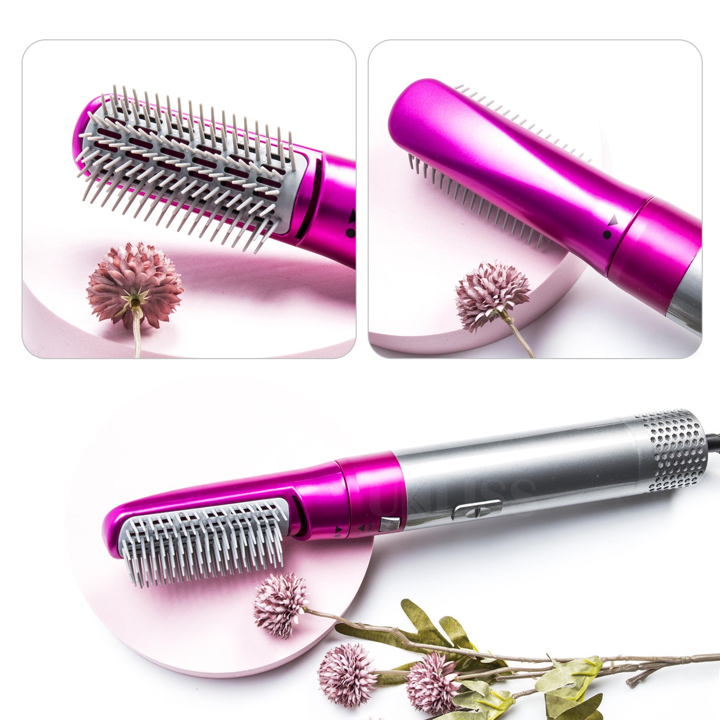 ZZ-618 5-in-1 MultiFunctional Hair Dryer Comb Hot Air Styler Comb Hair Styling Brush Hair Styling Tool