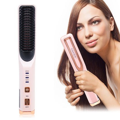 CNAIER AE506 English Version 2 In 1 Curling and Straightening Dual-use Mini Multifunction Hair Straightener Curler