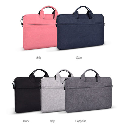 ST01S Notebook Lined Protective Bag Laptop Handbag with Shoulder Strap for 13.3 Inch Laptop