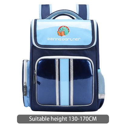 ZZINNA N716 Anti-slip Backpack for Boys Girls Primary School Bag Spine Protection Scientific Weight-loss Backpack (Size: L)