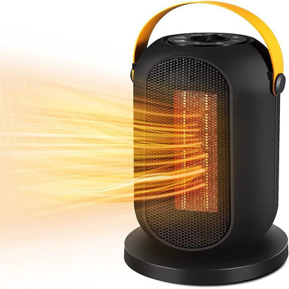 1200W Electric Space Heater 3 Modes Quiet Heating PTC Heater Fast Heating Up Overheating Protection Fan