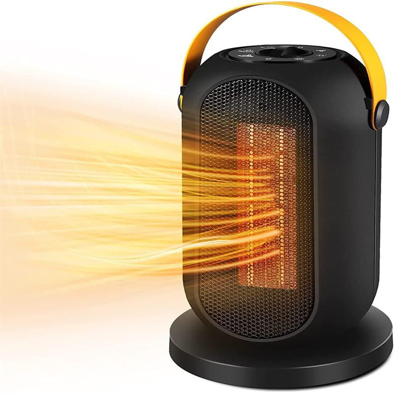 1200W Electric Space Heater 3 Modes Quiet Heating PTC Heater Fast Heating Up Overheating Protection Fan