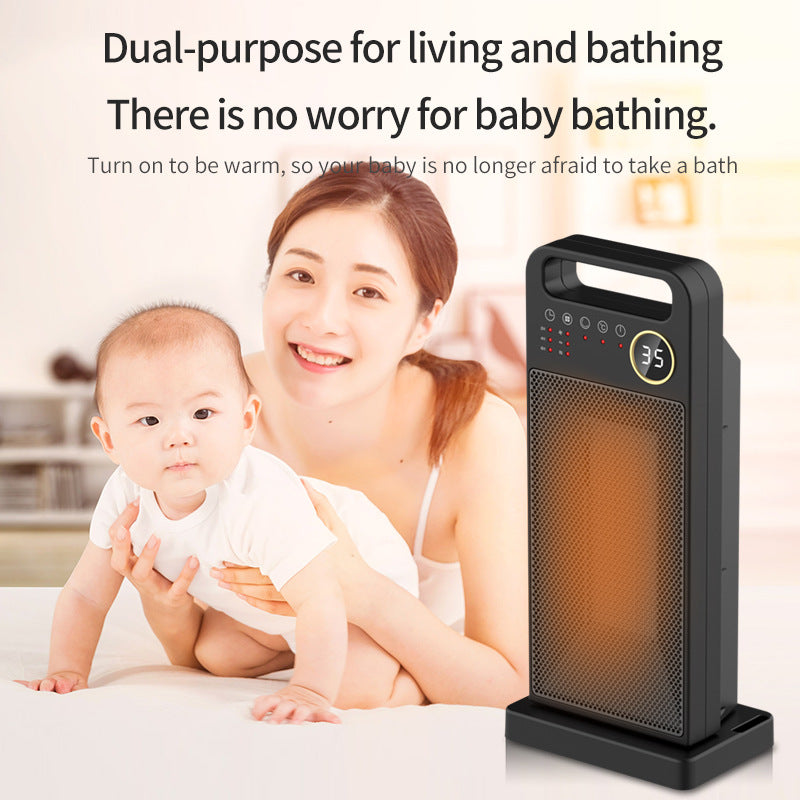 2000D Heater Household Portable Heater Regulating Electric Heater Air Circulation Tower Fan Heating Air Heater