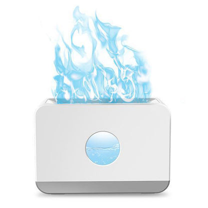 E126 220ml Flame Light Humidifier Air Aroma Humidifier with Remote Control for Home Office SPA Yoga