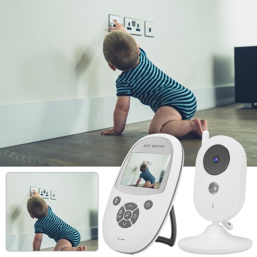 ZR302 2.4-inch Wireless Baby Monitor Night Vision Two Way Voice Talk Play Music Video Camera