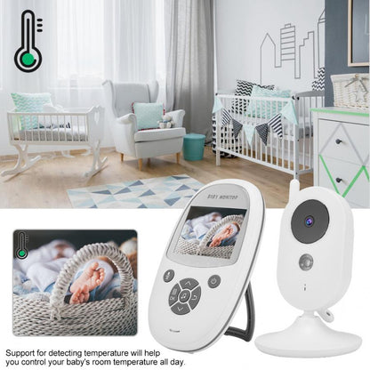 ZR302 2.4-inch Wireless Baby Monitor Night Vision Two Way Voice Talk Play Music Video Camera