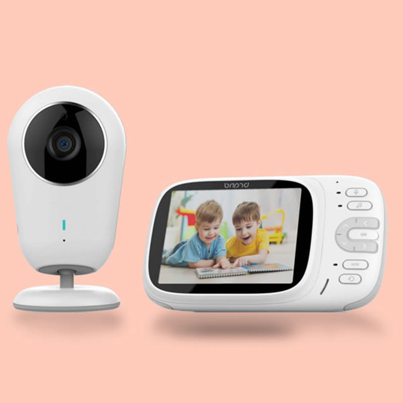 VB609 3.2 inch LCD Video Baby Monitor 2 Way Voice Talk Temperature Monitoring Night Vision Baby Security Camera