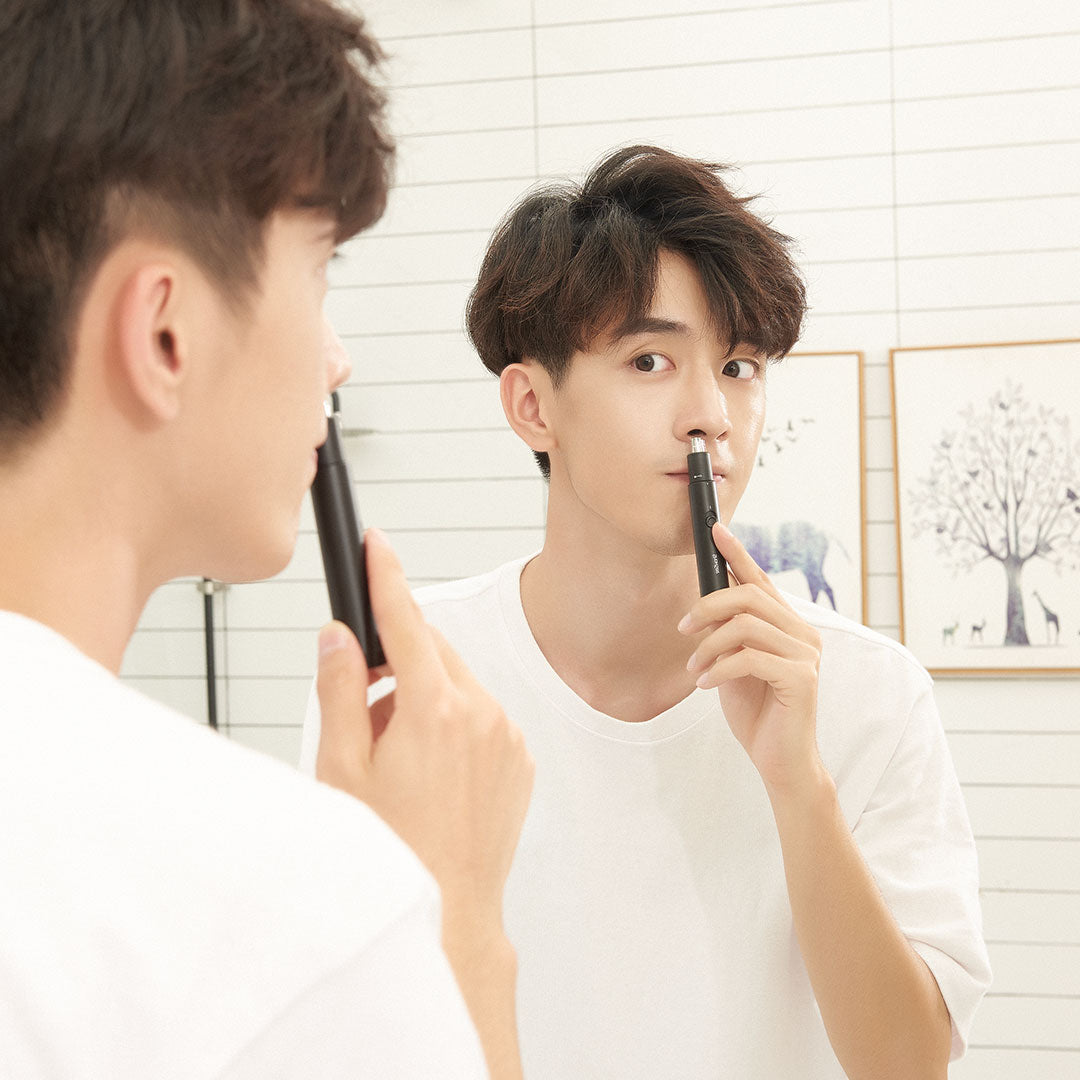 XIAOMI YOUPIN ShowSee C1-BK Electric Nose Trimmer Portable Mini Ear Nose Hair Shaver Hair Clipper