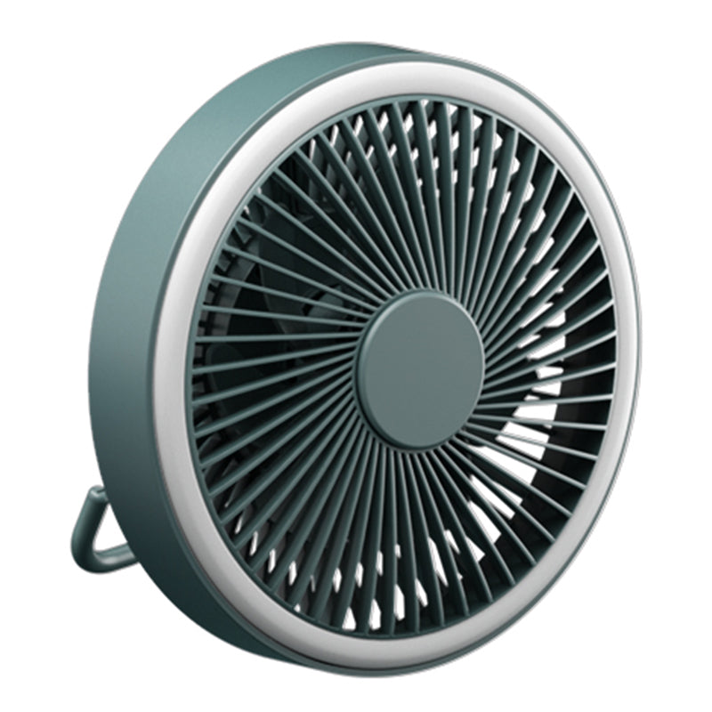 XYD-F46 USB Rechargeble Mini Cooling Fan LED Light Hanging Fan Air Cooler with Remote Control for Home Office