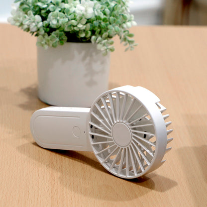 Y7 Mini USB Rechargeable Hand-held Desktop Fan Summer 3-Speed Cooling Fan with Telescopic Hook