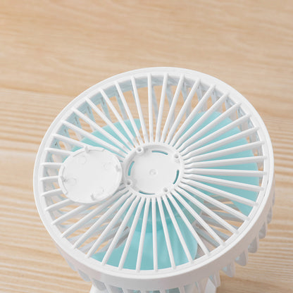 F21 Portable Mini Fan 1200mAh Rechargeable USB Battery Desktop Fan with Magnetic Base Clip