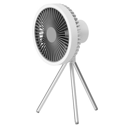 DQ212 Portable 10000mAh Rechargeable Tripod Fan Cooler 3 Wind Speed Summer Cooling Fan with LED Night Light