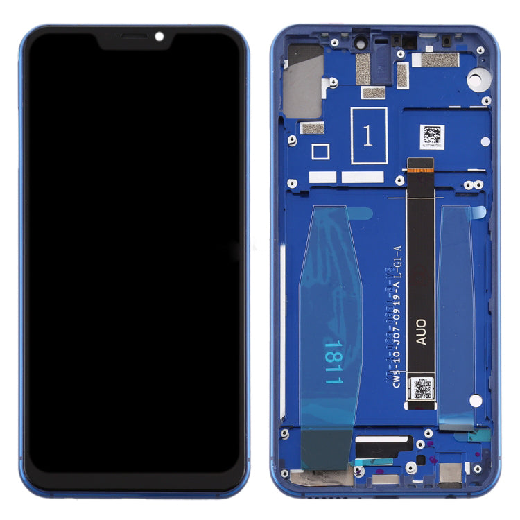 OEM LCD Screen and Digitizer Assembly + Frame Part for Lenovo Z5 / L78011