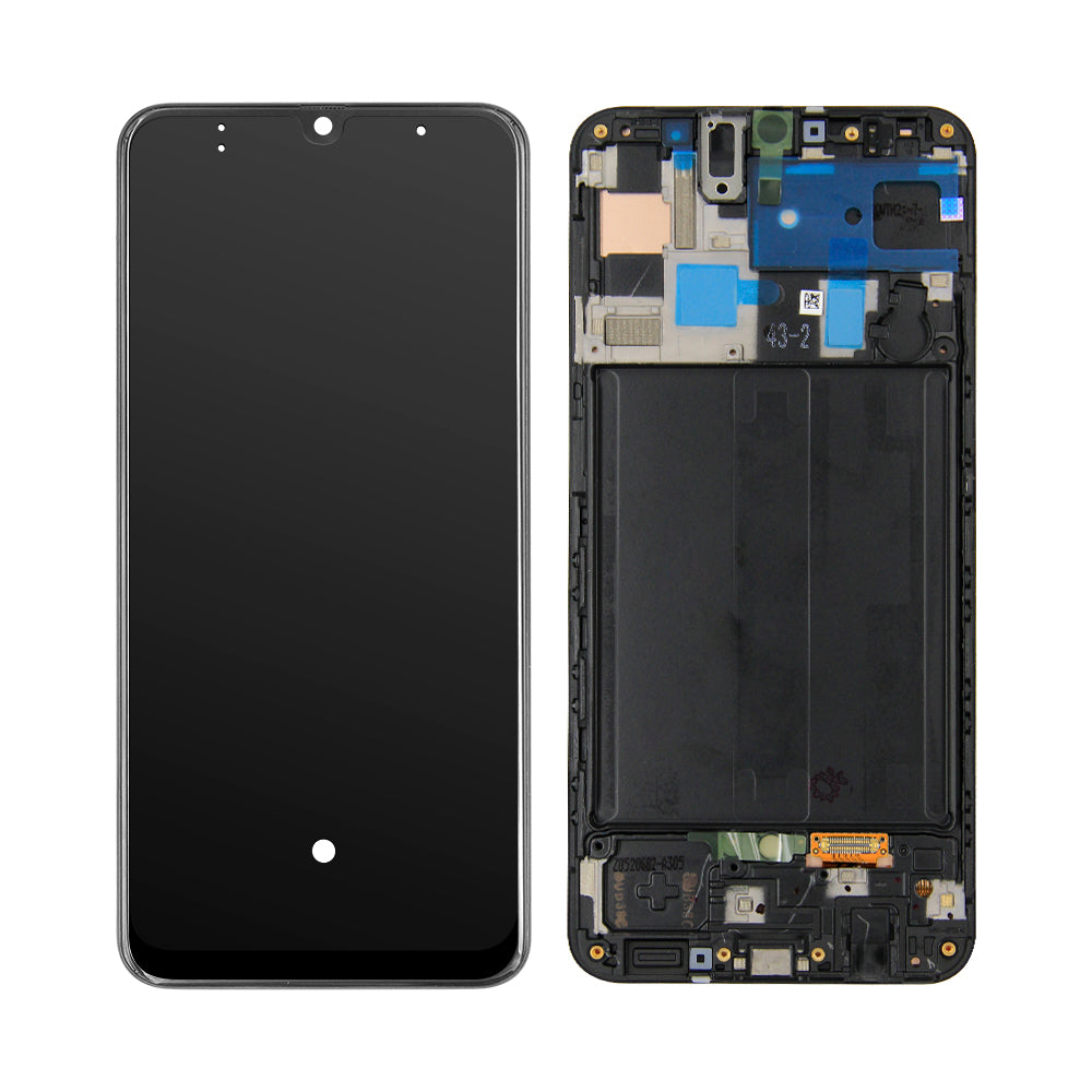 OEM LCD Screen and Digitizer Assembly + Frame (Without Logo) for Samsung Galaxy A30 A305 SM-A305F