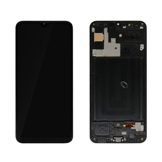 OEM LCD Screen and Digitizer Assembly + Frame Replacement (Without Logo) for Samsung Galaxy A30S SM-A307