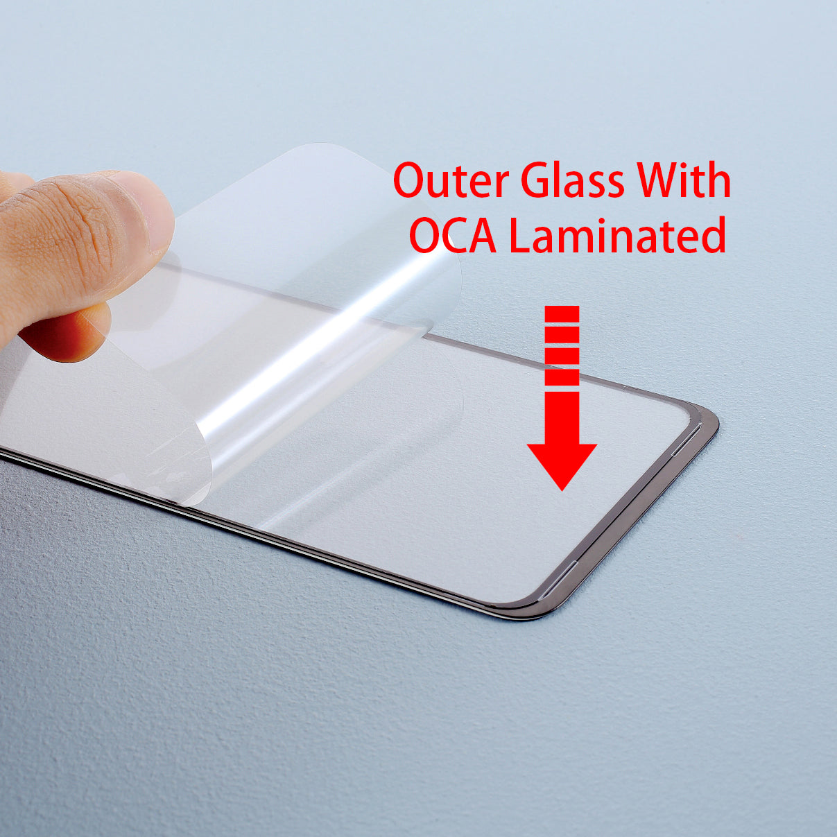 Screen Glass Lens + OCA Adhesive Replacement for vivo Z6 5G V1963A