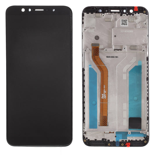 Grade B LCD Screen and Digitizer Assembly + Frame (without Logo) for Asus Zenfone Max Pro (M1) ZB601KL/ZB602KL - Black