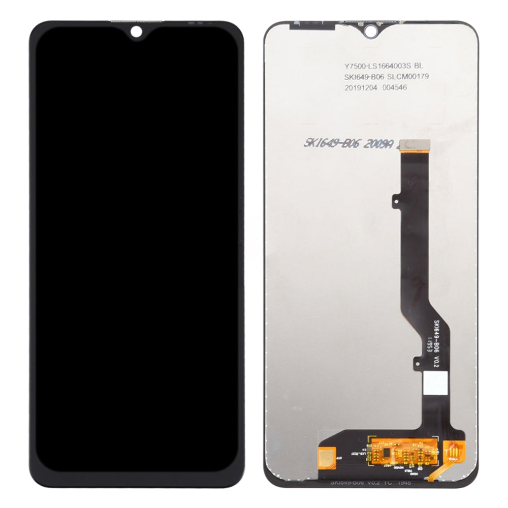 OEM LCD Screen and Digitizer Assembly Replacement for ZTE Blade 20 Smart V1050 - Black