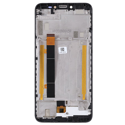 For Alcatel 1V (2019) 5001 Grade B LCD Screen and Digitizer Assembly + Frame Part (without Logo) - Black