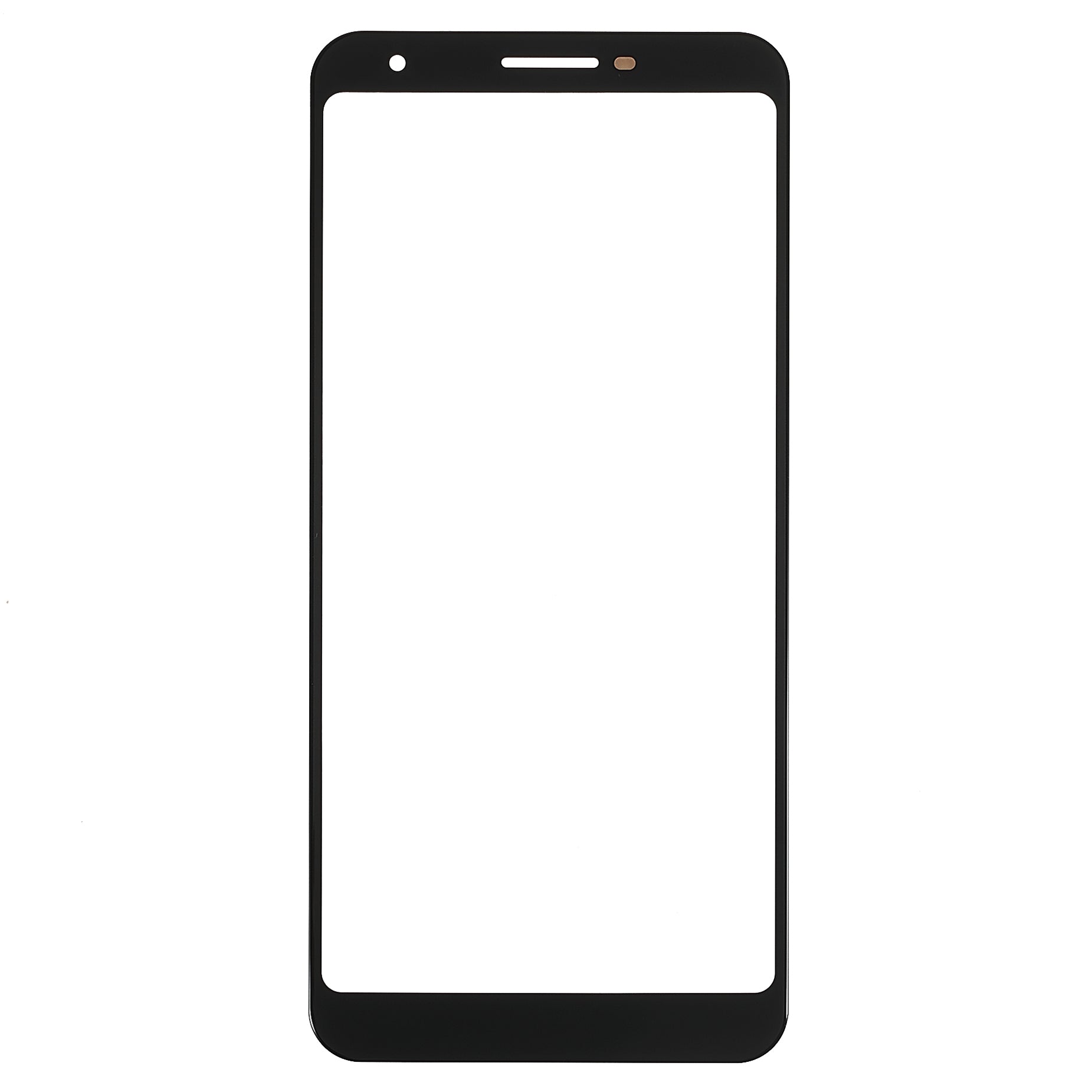 For Google Pixel 3a XL Front Screen Glass Lens Replacement Part (without logo)