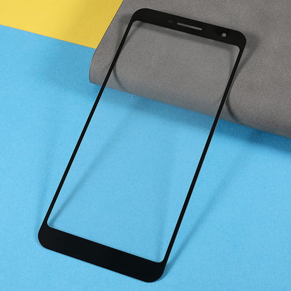 For Google Pixel 3a Front Screen Glass Lens Replacement Part (without logo)