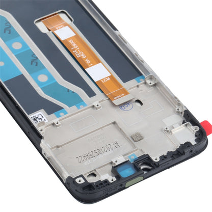 For Realme C21Y Grade B LCD Screen and Digitizer Assembly + Frame Replace Part (without Logo)