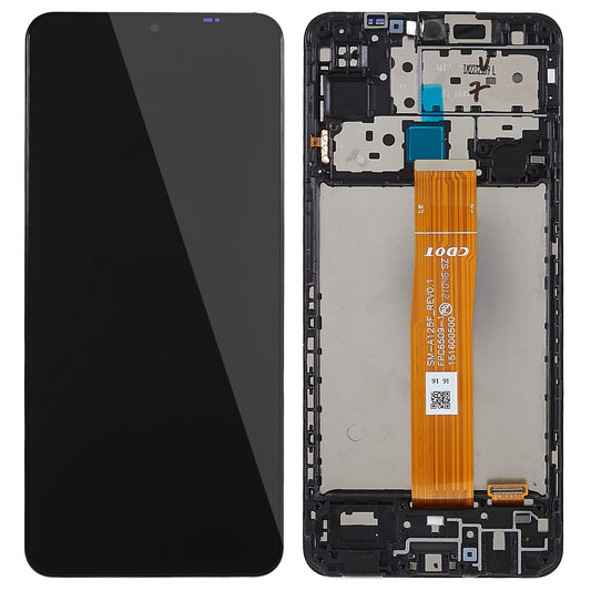 For Samsung Galaxy M12 M127 Grade C LCD Screen and Digitizer Assembly + Frame Replacement Part (without Logo)