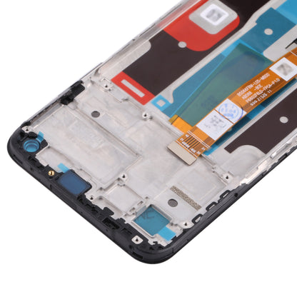 For Realme 8i Grade B LCD Screen and Digitizer Assembly + Frame Replace Part (without Logo)