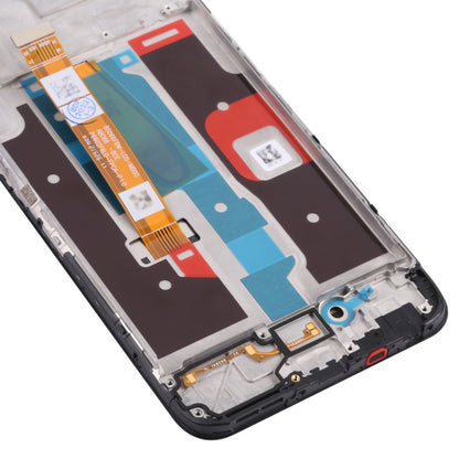 For Realme 8i Grade B LCD Screen and Digitizer Assembly + Frame Replace Part (without Logo)