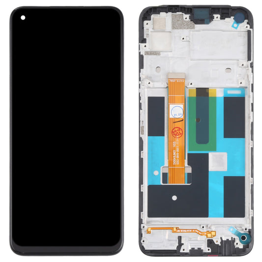 For Realme 7 (Global) 4G RMX2155 Grade S OEM LCD Screen and Digitizer Assembly + Frame Replacement Part (without Logo)