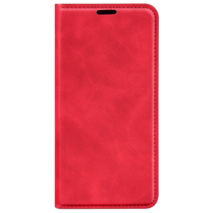 For ZTE Axon 40 Ultra 5G Skin-touch Feeling Phone Cover PU Leather + TPU Stand Wallet Folio Flip Case