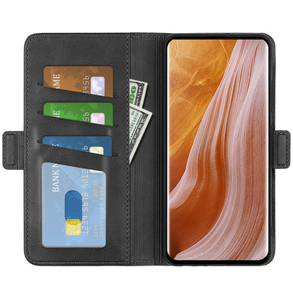 For ZTE Axon 40 Ultra 5G Wallet Stand Phone Case PU Leather Dual Magnetic Clasp Inner TPU Flip Cover