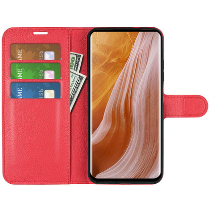 For ZTE Axon 40 Ultra 5G Anti-scratch Litchi Texture Wallet Case PU Leather Stand Shockproof TPU Inner Shell Flip Folio Cover