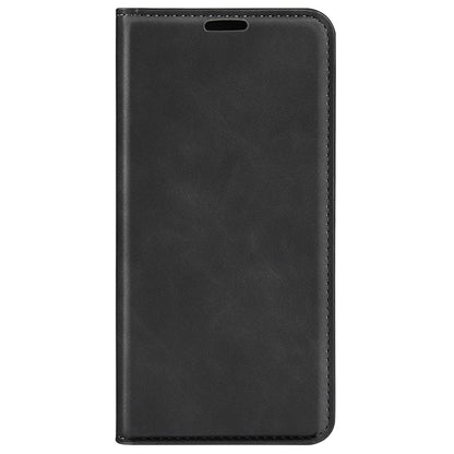 For ZTE Blade A52 Shockproof PU Leather Wallet Case Flip Folio Stand Magnetic Absorption Protect Skin-touch Feeling Full Protection Cover